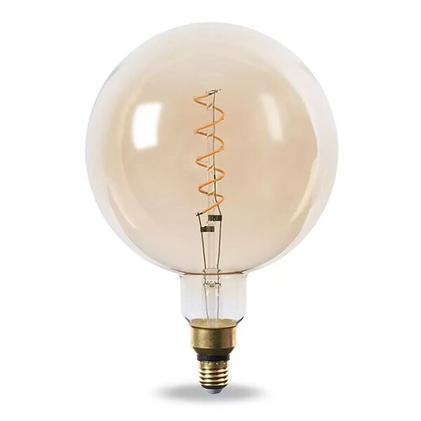 lampadina led vintage a filamento e27 g200 4w decorativa bianco caldo 2200k novaline