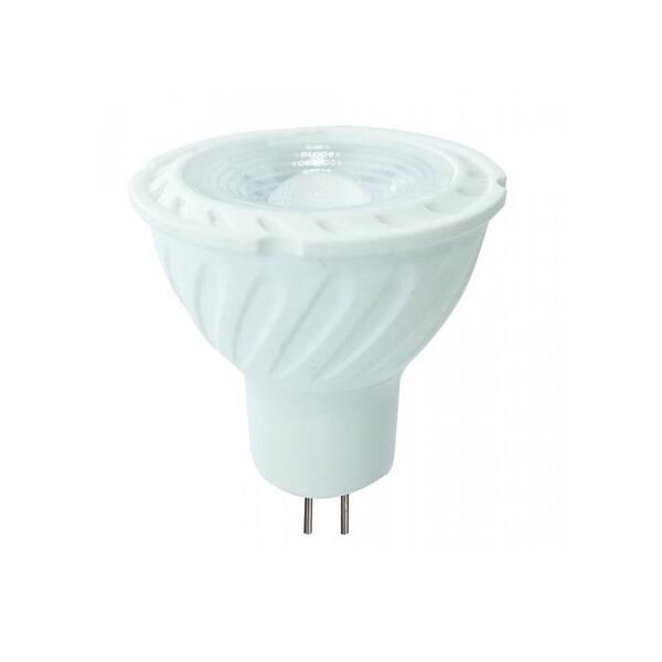 v-tac pro vt-267 lampadina spot faretto led chip samsung smd 6w gu5.3 mr16 12v bianco freddo 6500k - sku 21209