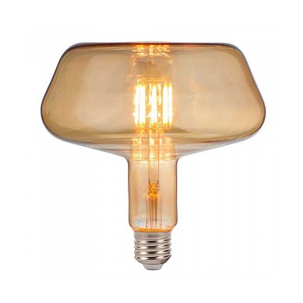 v-tac vt-2153 lampada gigante led 8w filamento e27 xl t180 vetro ambra bianco caldo 1800k - sku 212790
