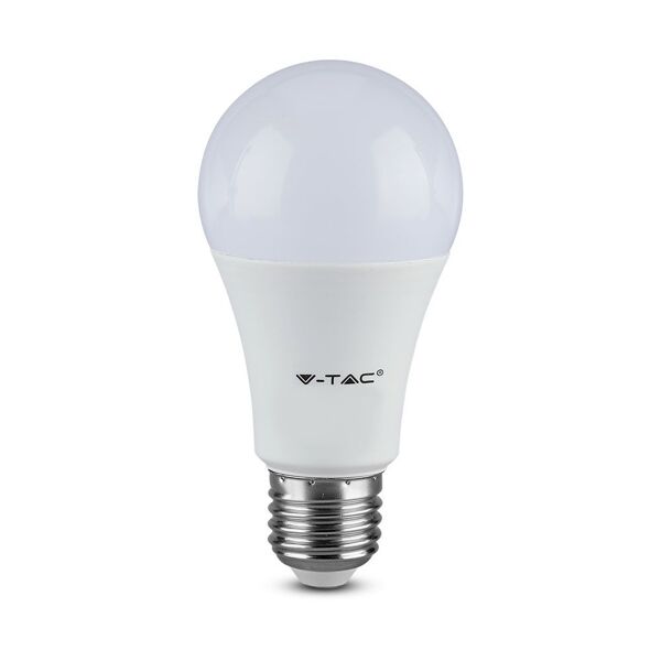 v-tac vt-2310 lampadina led smd 9,5w super efficienza 160lm/w e27 a60 bianco naturale 4000k - sku 2810