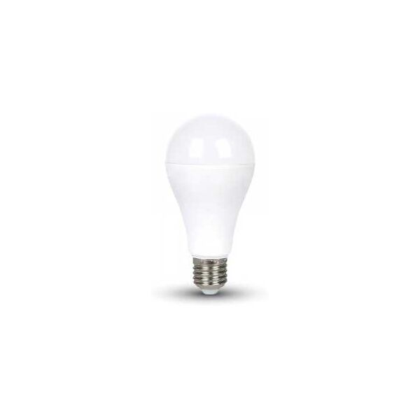 v-tac vt-2015 lampadina led termoplastica e27 a65 15w bianco caldo 2700k - 4453