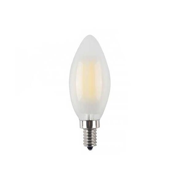 v-tac vt-2054d lampadina led candela 4w e14 filamento vetro opaco dimmable sku 7176 2700k