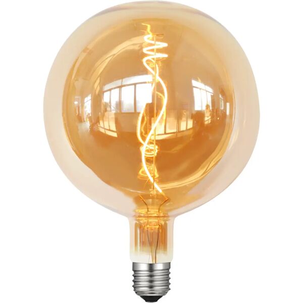 tecnomat lampadina vivida led vintage globo e27 4w=30w 270 lumen 2700k luce calda Ø 180x240 mm