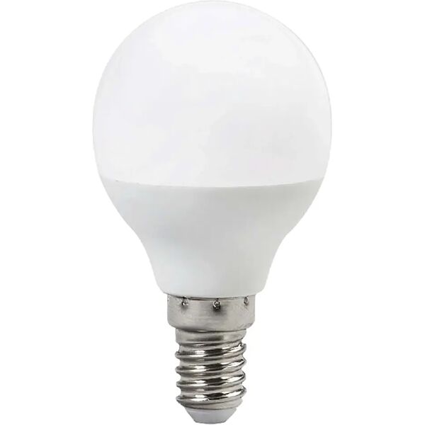 tecnomat lampadina vivida led minisfera e14 5w=40w 441 lumen 6000k luce fredda Ø 45x80 mm