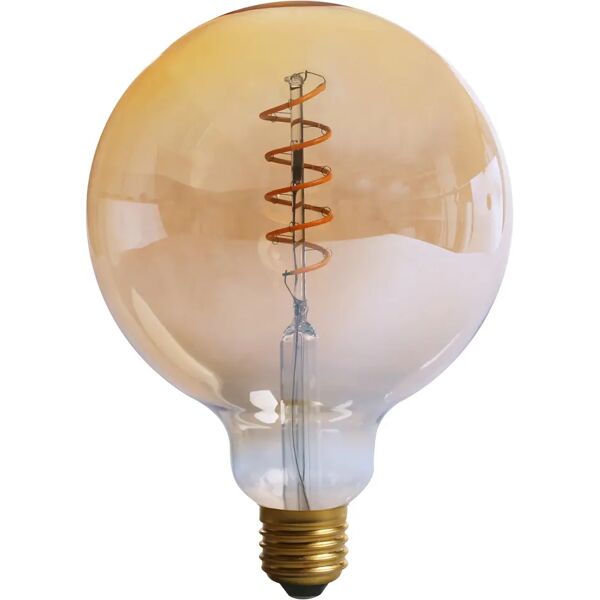 tecnomat lampadina parko led filamento globo e27 4w=25w 270 lumen 2200k luce calda Ø125x175 mm ambrata