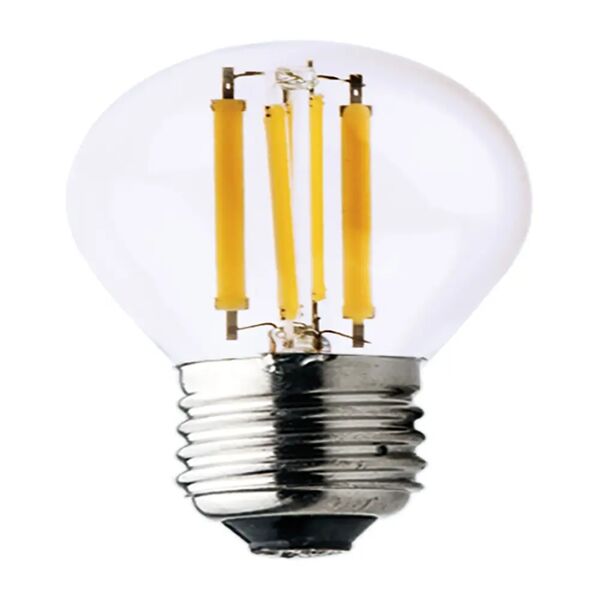 vivida international lampadina led filamento vivida minisfera e27 6w=60w 860 lumen 4000k luce bianca Ø 45x74 mm