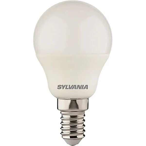 feilo_sylvania lampadina sylvania led sfera satinata e14 6,5w=60w 806 lumen 2700k luce calda Ø 45x82 mm