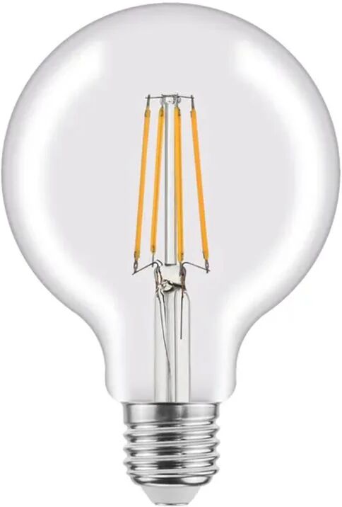 Lampadina Led Globo E27 11W Filamento Dimmerabile Trasparente 1521 lumen Luce Calda D.125mm