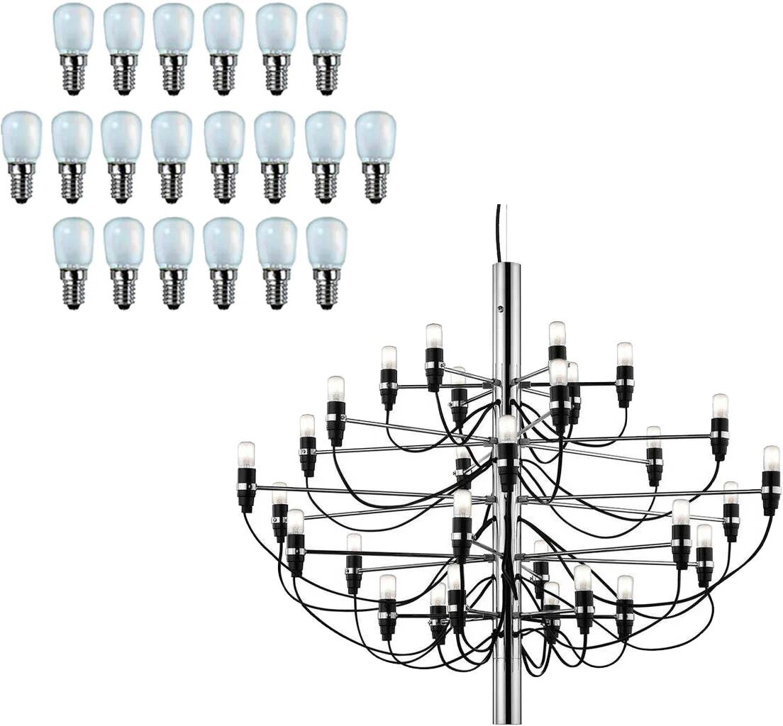 Lampadine per Flos 2097 Dimmerabile Filoled E14 2W Satinata, Luce Calda