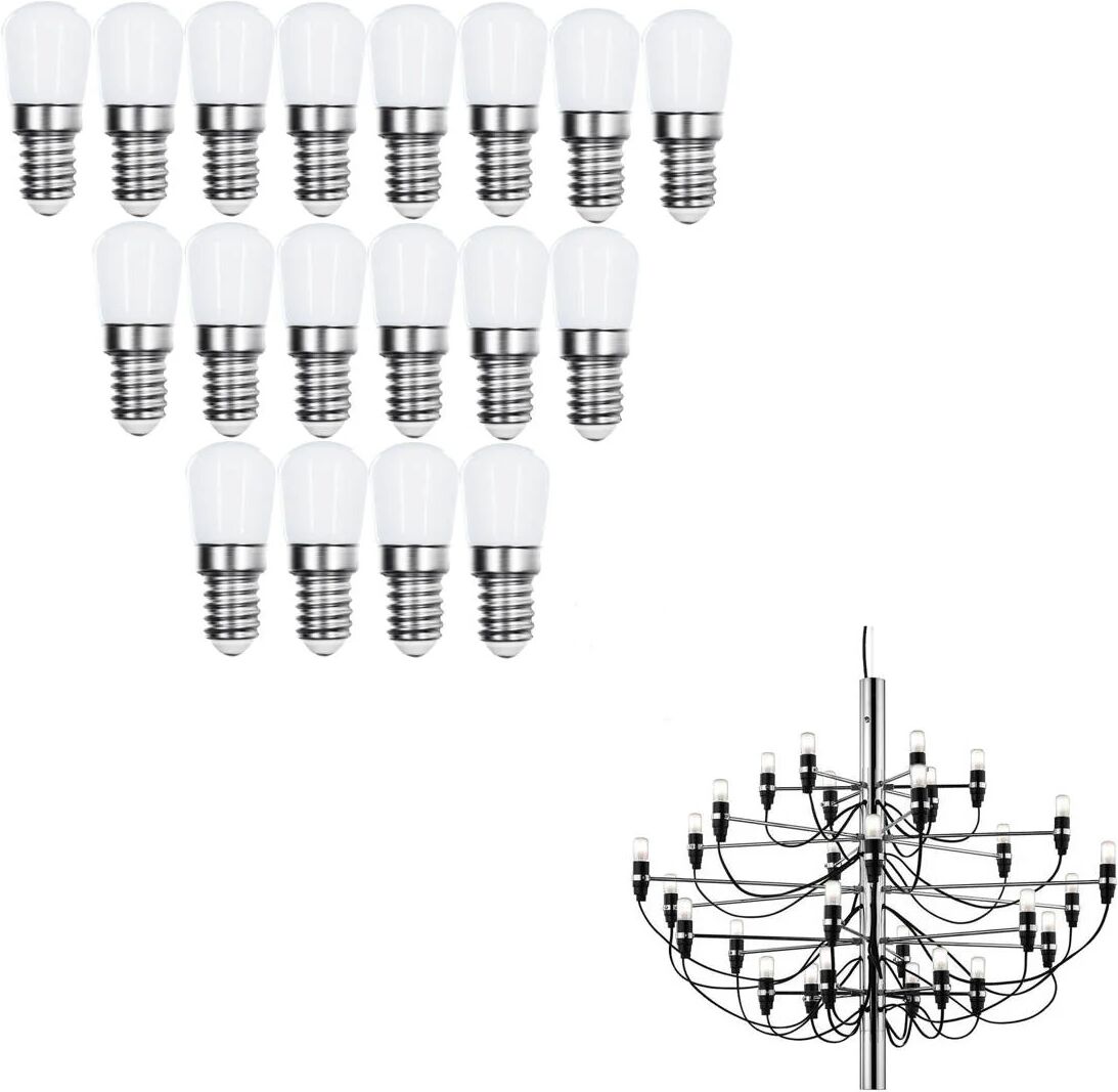 Lampadine per Flos 2097 Filoled E14 2W Opaca, Luce Calda