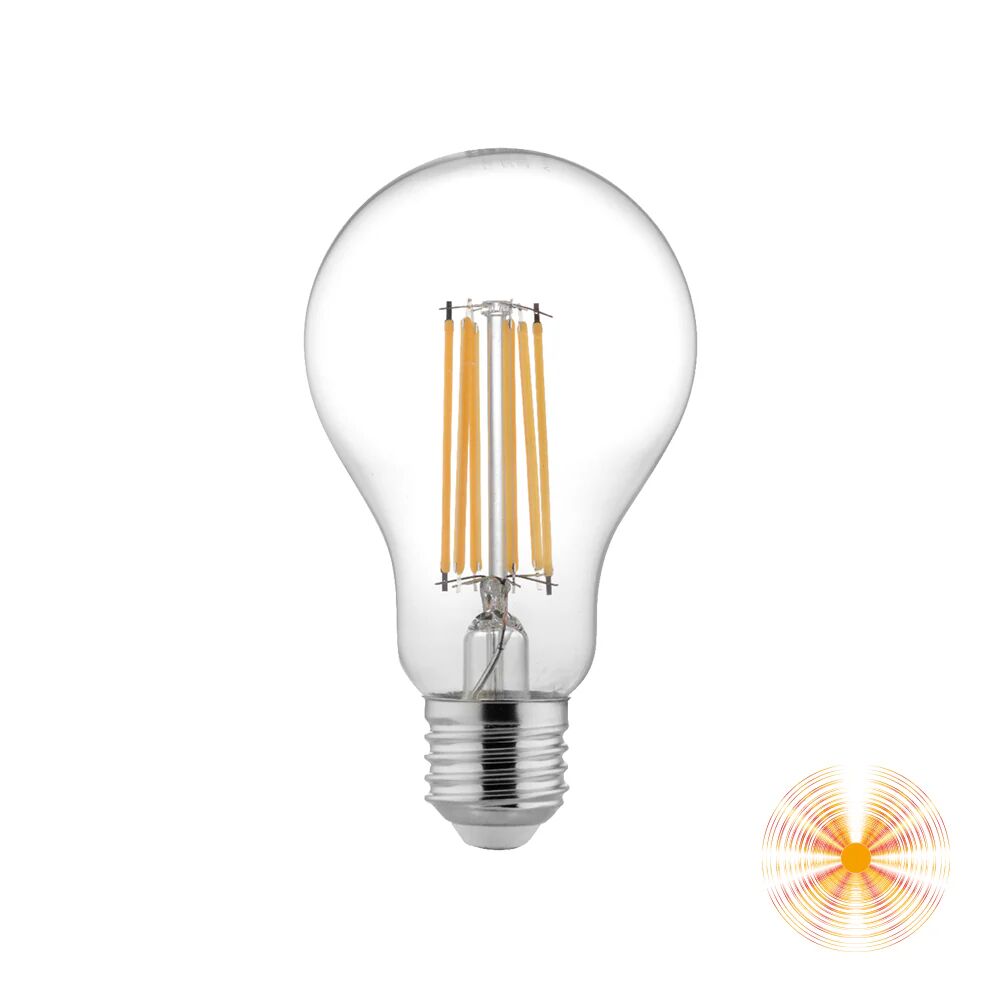 Vivida bulbs lampadina trasparente e27 11w 3000k 1521 lm (360°)60x108mm