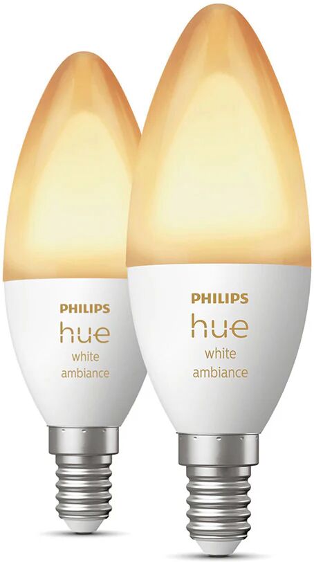 Philips Hue White ambiance 2 Lampadine Smart E14 25 W