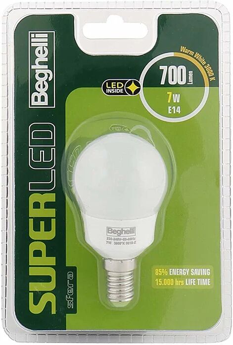 Beghelli 56892BL energy-saving lamp 7 W E14 A+