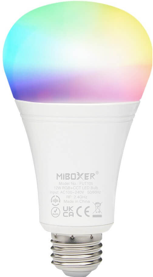 Mi-Light Lampadina LED E27 T74 12W RGB+CCT Dimmerabile