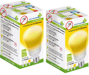 Colpharma Lampadina Led Antizanzare Luce Gialla Repellente E27