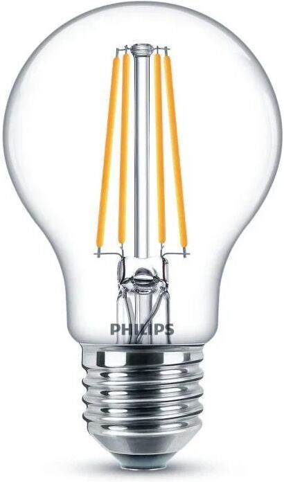 Philips LAMPADINA A LED A FILAMENTO "" GOCCIA 60W E27 2700K, LUCE CALDA 2 PZ