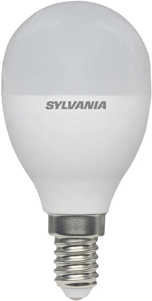 FEILO_SYLVANIA Lampadina Sylvania Led Sfera Satinata E14 8w=60w 806 Lumen 2700k Luce Calda Ø 45x90 Mm