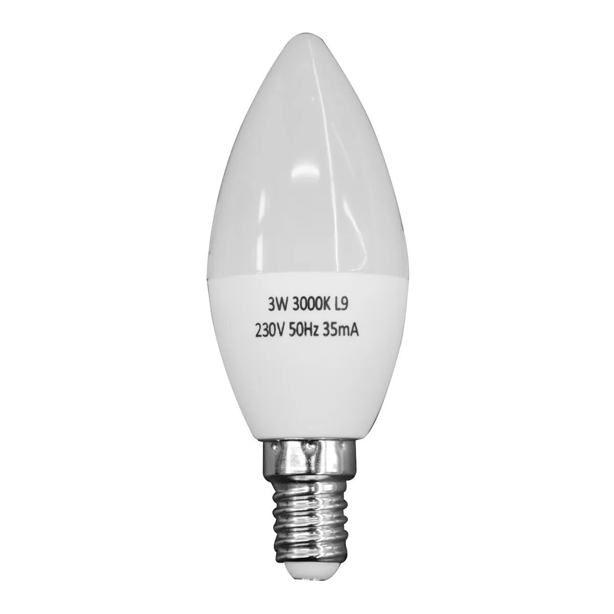 VIVIDA INTERNATIONAL Lampadina Vivida Led Smd Oliva E14 3w=24w 240 Lumen 3000k Luce Calda Ø 37x100 Mm