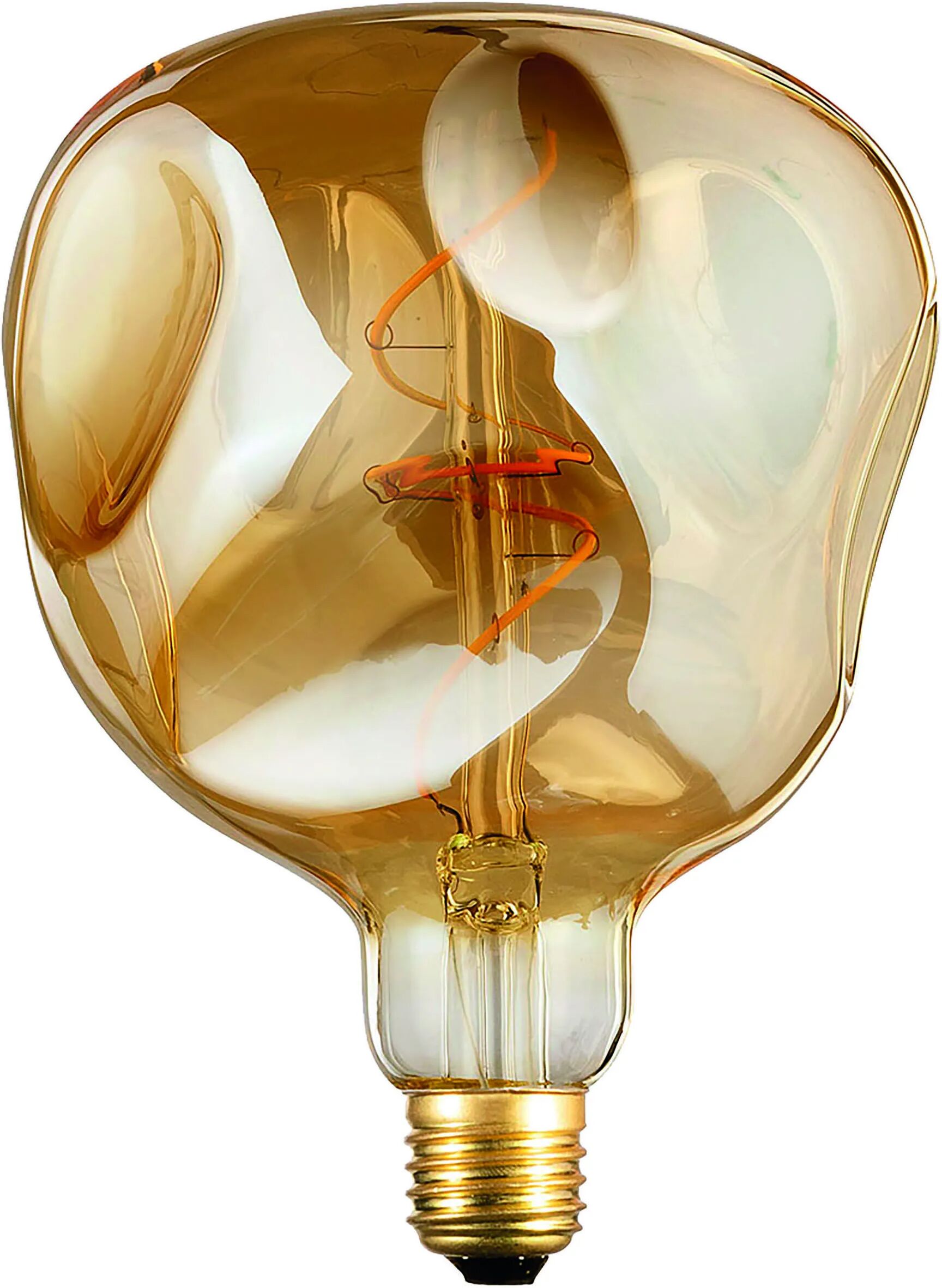 Lampadina Led Vintage E27 4w Dimmerabile 200 Lumen 2200k Luce Calda Alien Ambrata