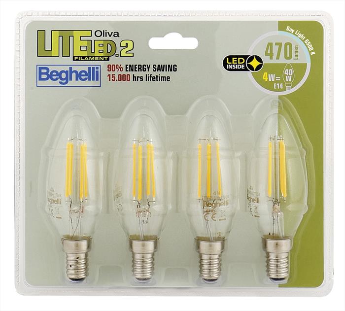 Beghelli Litefiled2 Ol 4w 470l E14 6.5k