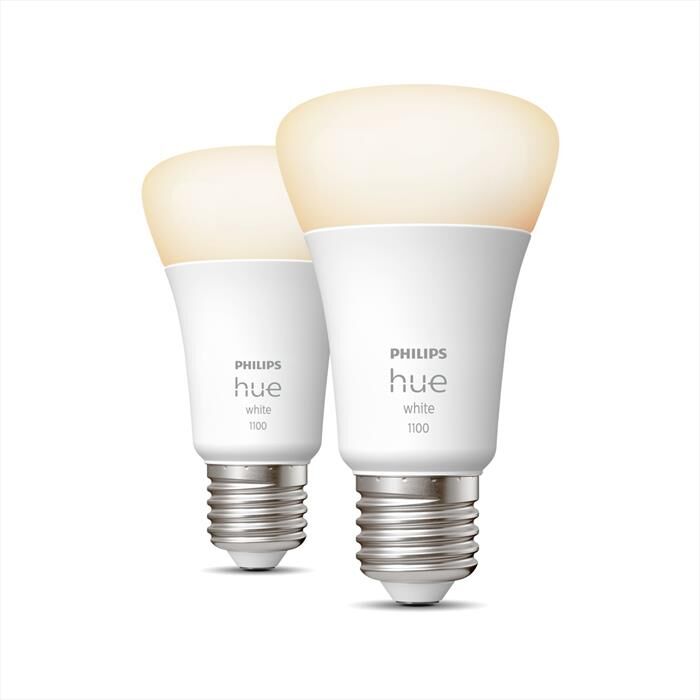 Philips Hue White 2 X Lampadina E27 9.5w 75w-bianco