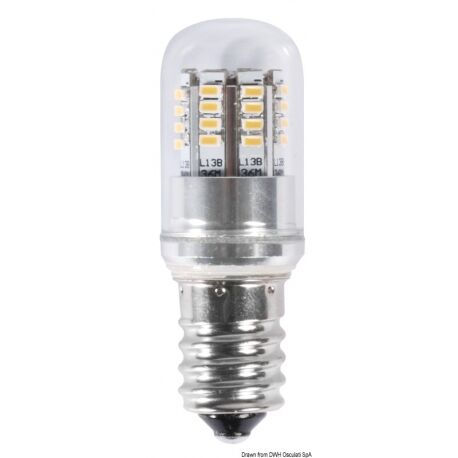 Osculati Lampadina a LED SMD zoccolo E14/E27 Lampadina led 12/24 V 30 W