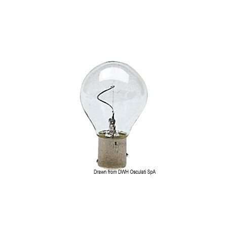 Osculati Lampadina a filamento verticale Lampadina 10 W 24 V