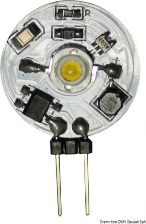 Osculati Lampadina LED SMD zoccolo G4 Lampadina LED HD 12/24 V G4 1,4 W 90 lm