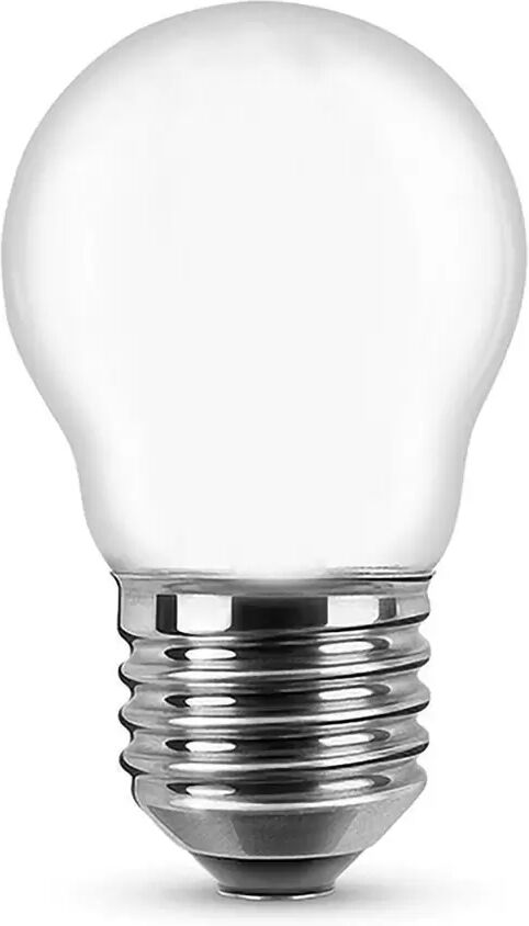 Lampadina Led Opaca a Filamento E27 G45 a sfera 6W Bianco caldo 2700K Novaline