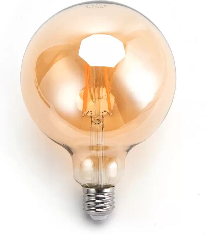 Lampadina Led Vintage a Filamento E27 G125 a globo 8W Bianco caldo 2200K dimmerabile FSL