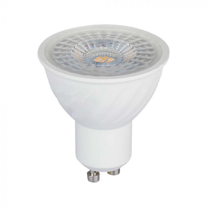 V-Tac Pro Vt-247 Lampadina Led Faretto Gu10 Chip Samsung Smd 6w Bianco Caldo 3000k - Sku 21192