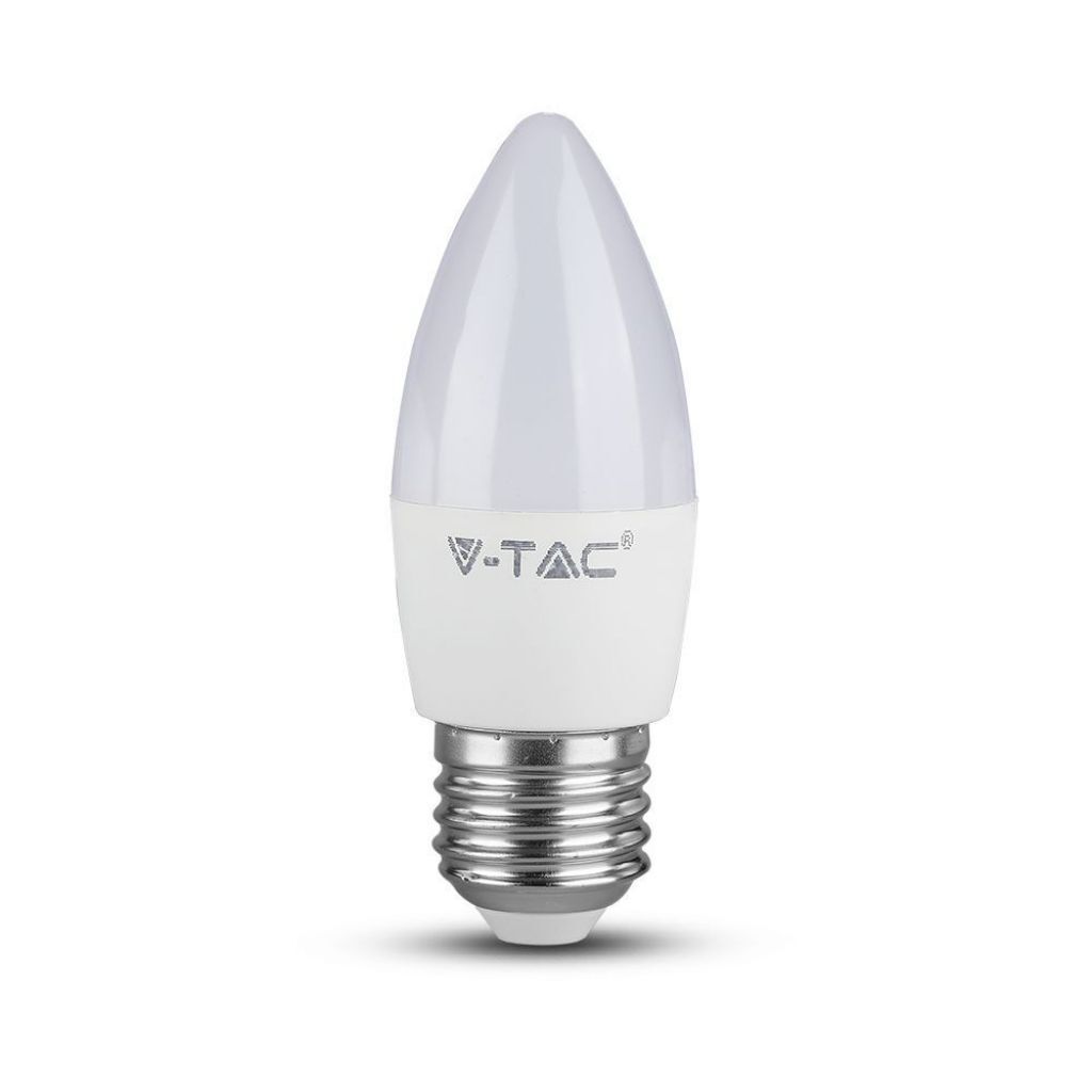 V-Tac Vt-1821 Lampadina Led Candela 4.5w E27 Lampada Bianco Freddo 6500k - Sku 2143441