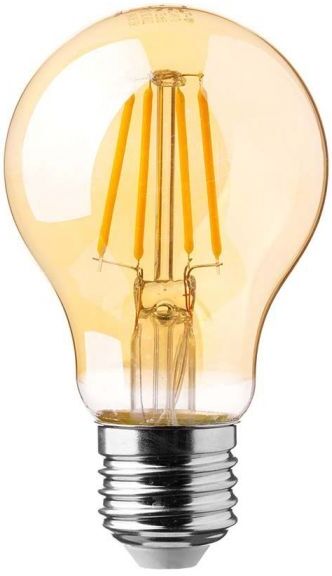 V-Tac Vt-2133 Lampadina Led Bulb Filamento Ambrato 12w 112lm/w E27 A70 Bianco Caldo 2200k - Sku 217457