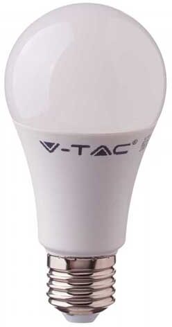 V-Tac Vt-2211 Lampadina Led Smd 11w E27 A60 Bianco Caldo 3000k Con Sensore A Microonde E Crepuscolare - Sku 2763