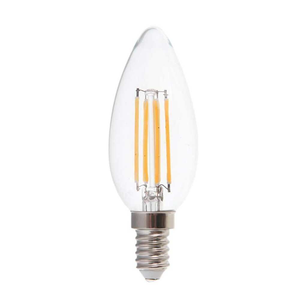 V-Tac Vt-21125 Lampadina Led Candela E14 Dimmerabile A Filamento Lampada 5.5w 110lm/w Luce Bianco Naturale 4000k - 7807