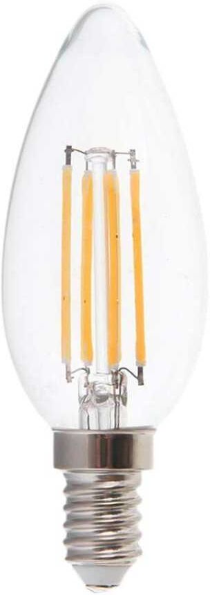 V-Tac Vt-2304d Lampadina Led Candela E14 Dimmerabile A Filamento Lampada 4w 100lm/w Luce Bianco Caldo 3000k - 2870