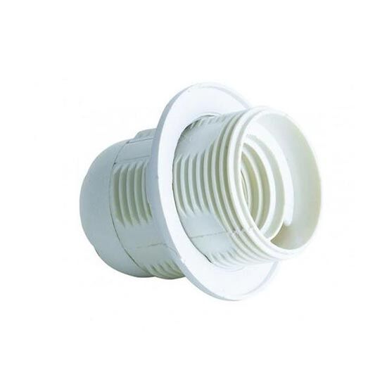 V-Tac Portalampada Per Lampadine E27 In Termoplastica Bianco Ip20 - Sku 8839