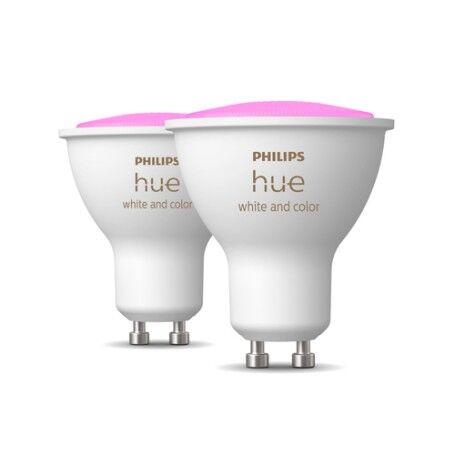 Philips Hue White and Color ambiance GU10 - confezione da 2 (929001953112)