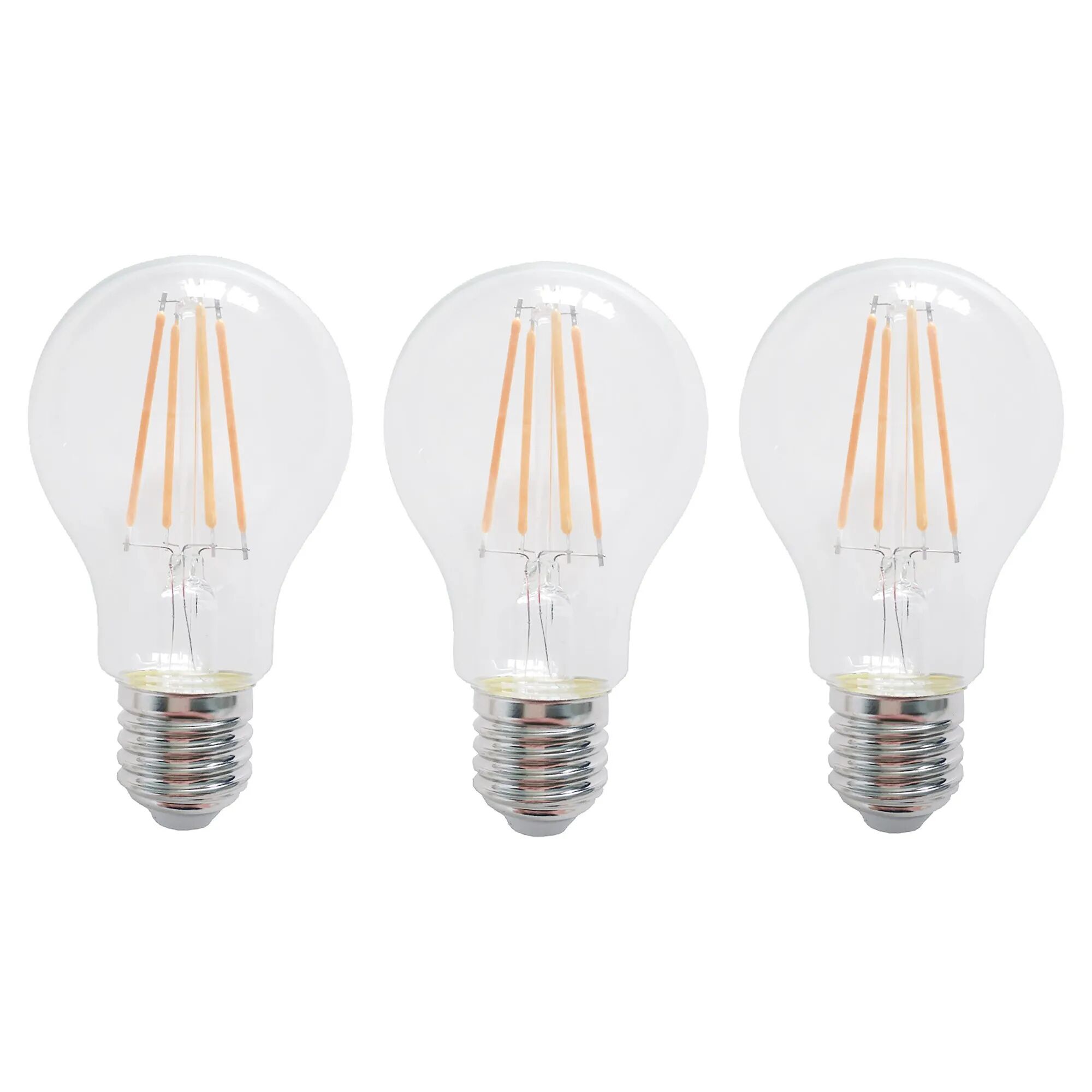 Vivida International 3 LAMPADINE VIVIDA LED FILAMENTO GOCCIA E27 9W=85W 1250 lumen 3000K LUCE CALDA Ø60x105 mm