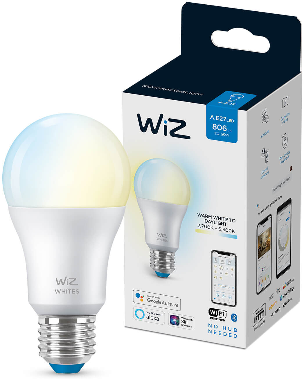 WiZ lamp - Wi-Fi - wittinten - A60/E27