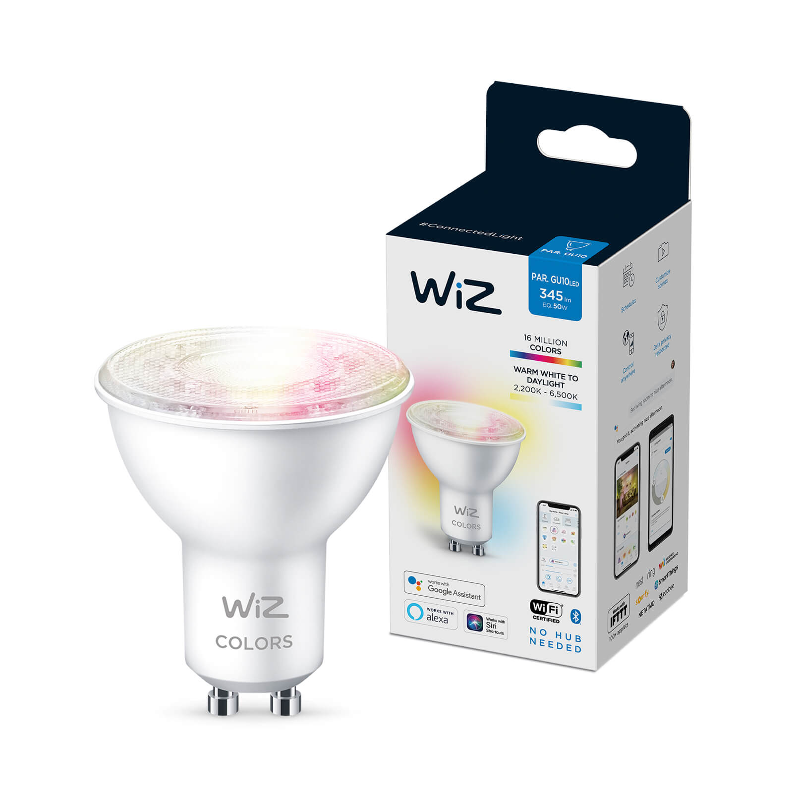 WiZ spot - Wi-Fi - wittinten & kleur - GU10