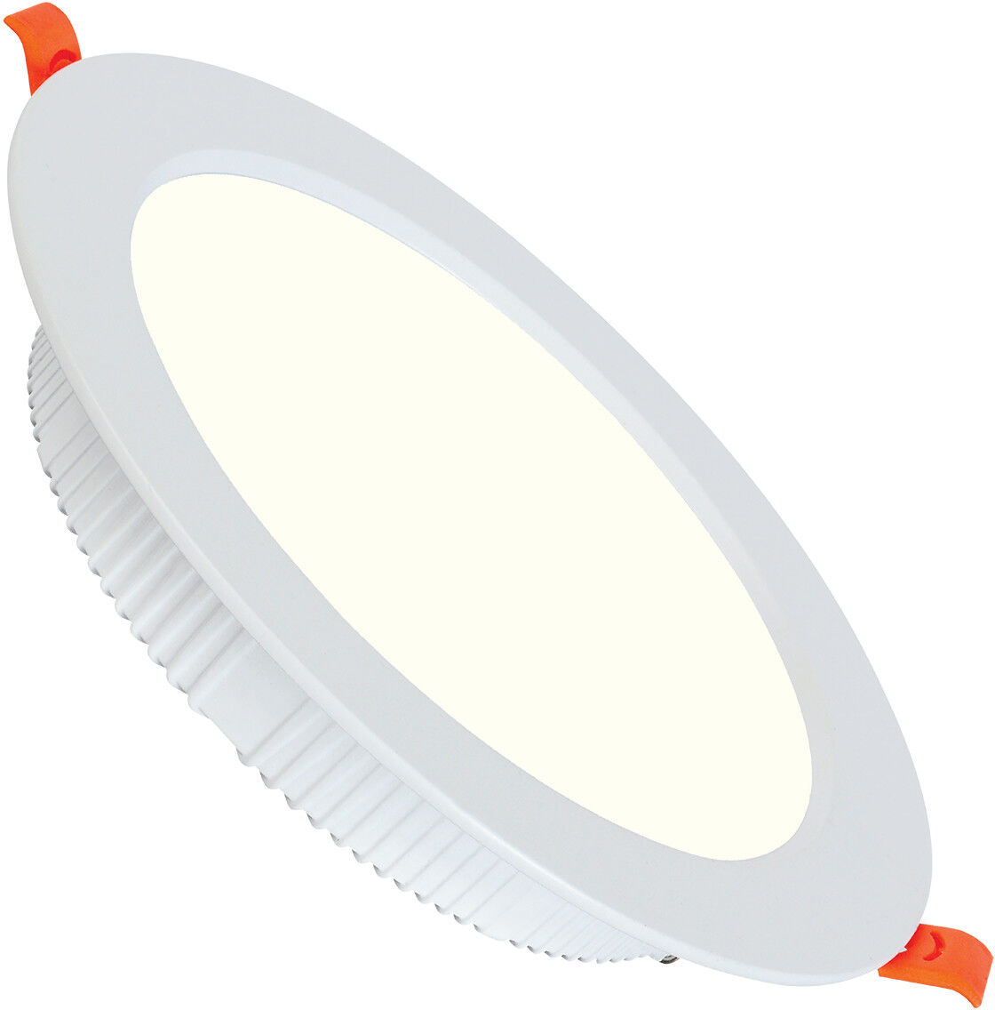 BES LED LED Downlight - Alexy - Inbouw Rond 12W - Natuurlijk Wit 4200K - Mat Wit Aluminium - Ø120mm