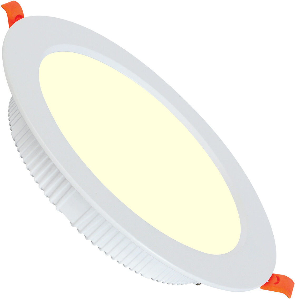 BES LED LED Downlight - Alexy - Inbouw Rond 8W - Warm Wit 3000K - Mat Wit Aluminium - Ø98mm