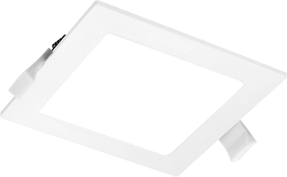 BES LED LED Downlight Slim Pro - Aigi Suno - Inbouw Vierkant 9W - Helder/Koud Wit 6000K - Mat Wit - Kunststof