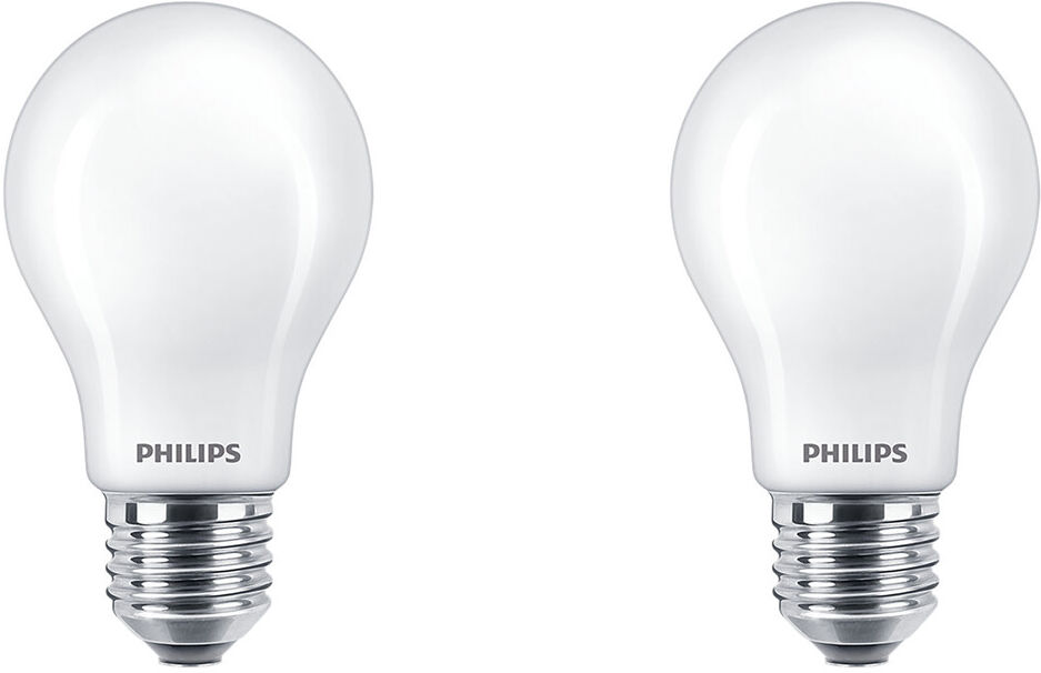 PHILIPS - LED Lamp - Set 2 Stuks - Classic LEDbulb 827 A60 - E27 Fitting - 7W - Warm Wit 2700K   Vervangt 60W