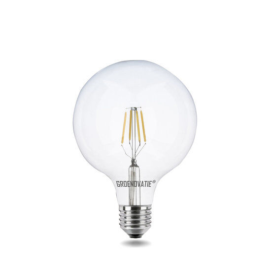 Groenovatie E27 LED Filament Globelamp 4W Warm Wit Dimbaar 125mm