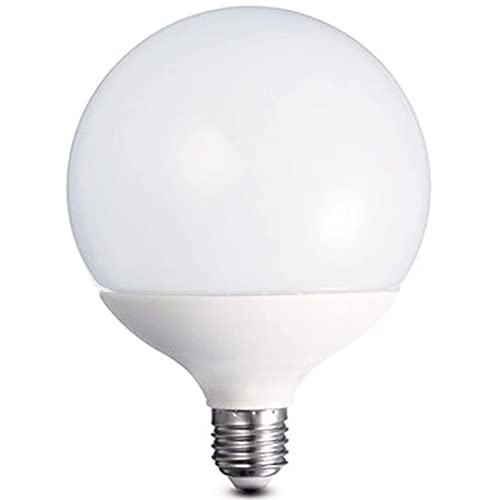 Patabit LED-lamp E27, koud licht, wereldbol, 24 W, 6500 K, helder, E27, fitting E27, koud licht, 120 x 158 mm, levensduur 15000 H 2400 lumen (wereldbol 24 W 6500 K)