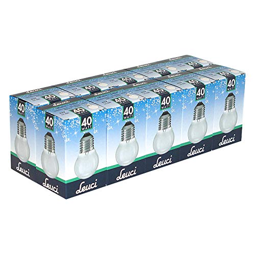 Leuci 10 x  gloeilamp druppels 40W E27 mat gloeilamp 40 watt gloeilampen gloeilampen