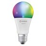Ledvance Smarte LED-Lampe mit WiFi Technologie, Sockel E27, Dimmbar, Lichtfarbe änderbar (2700-6500K), RGB Farben änderbar, ersetzt Glühlampen mit 60 W, SMART+ WiFi Classic Multicolour, 3er-Pack