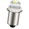 Ruiandsion P13.5 Zaklamp LED Lamp DC 3 V 0.5 W 6000 K Wit 150LM COB LED Lamp voor Zaklamp Zaklamp Koplamp, Negatieve Aarde (Pack van 1)